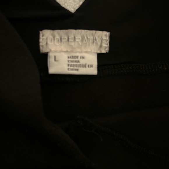 Urban Outfitters Cooperative | Black Scalloped Bodycon Mini Dress - Picture 6 of 6